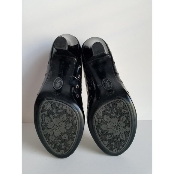 Sofft Patent Leather Studded High Heels - Picture 7 of 8